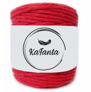 Macrame priadza KaFanta 5mm/100m - červená