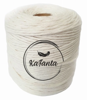 Macrame priadza KaFanta 3mm/1000m - natural