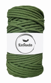 Bavlnená šnúra KaFanta 5 mm - avokádo