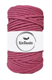 Bavlnená šnúra KaFanta 5 mm - magenta