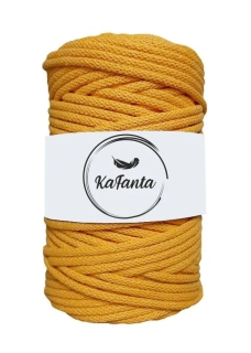 Bavlnená šnúra KaFanta 5 mm - žltá