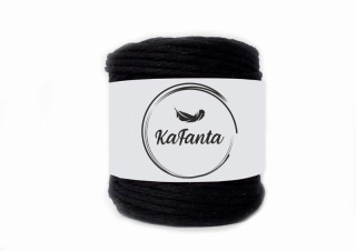 Macrame priadza KaFanta 5mm/100m - čierna