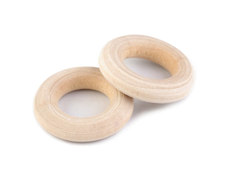 Drevený krúžok prírodný Ø24 mm