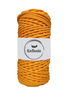 Bavlnená šnúra KaFanta 3 mm - žltá