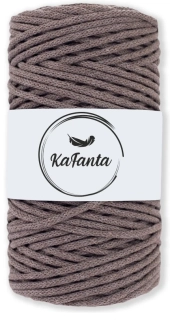 Bavlnená šnúra KaFanta 3 mm - mokka