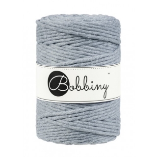 Bobbiny Macrame XXL 5mm - strieborná