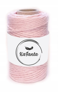 Macrame priadza KaFanta 2mm/60m - ružová