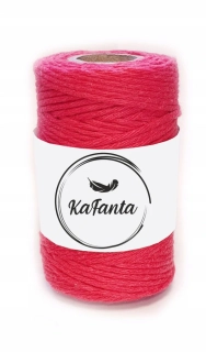 Macrame priadza KaFanta 2mm/60m - červená