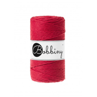 Bobbiny Macrame Regular 3mm - červená