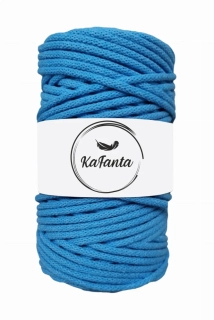 Bavlnená šnúra KaFanta 5 mm - tyrkysová