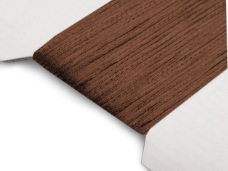 Saténová šnúrka 1mm - hnedá