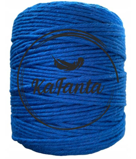 Macrame priadza KaFanta 3mm/200m - modrá