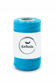 Macrame priadza KaFanta PREMIUM 2mm/50m - ocean blue