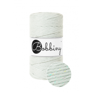 Bobbiny Macrame Regular 3mm - glossy milky green