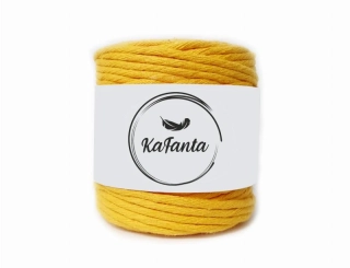 Macrame priadza KaFanta 5mm/100m - žltá