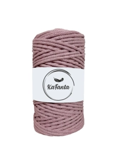 Bavlnená šnúra KaFanta 3 mm - staroružová
